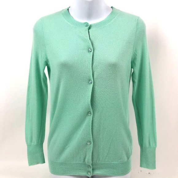 J Crew Cashmere Cardigan Long Sleeve  Button - Picture 1 of 7